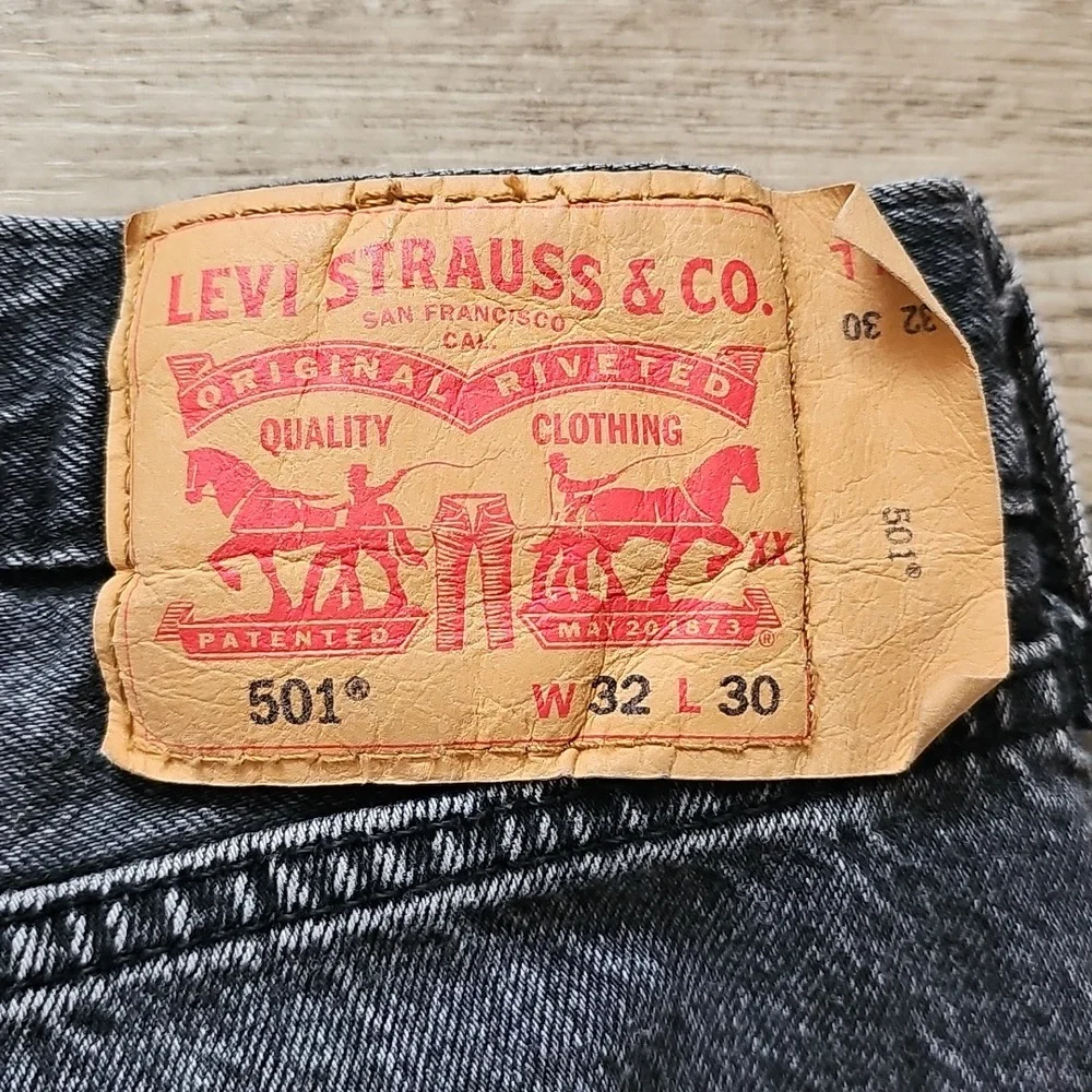 Levi's 501 XX Men's Denim Black Jeans